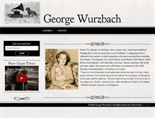 Tablet Screenshot of georgewurzbach.com